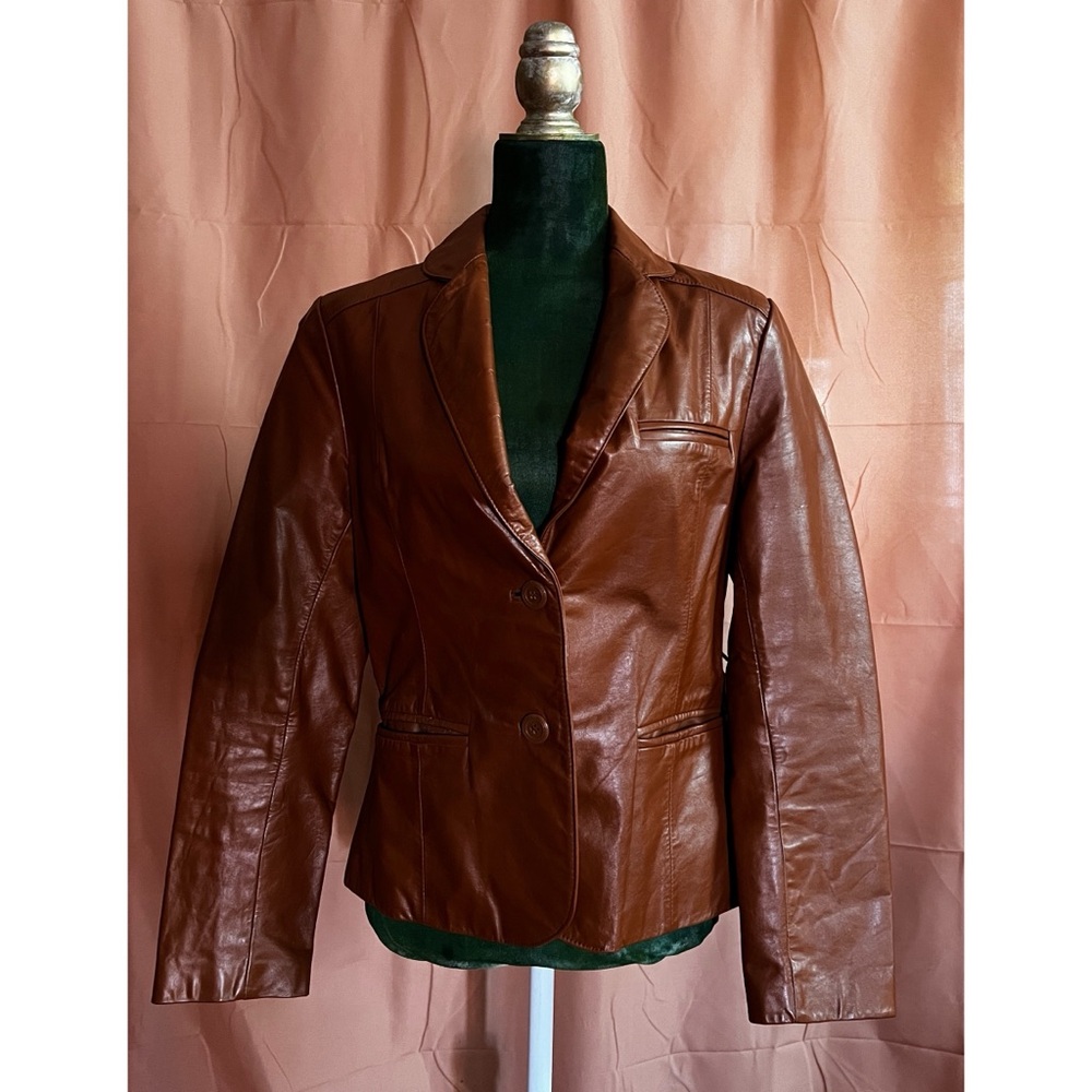 Brown Vintage Berman’s 1979s Leather Women's Jacket